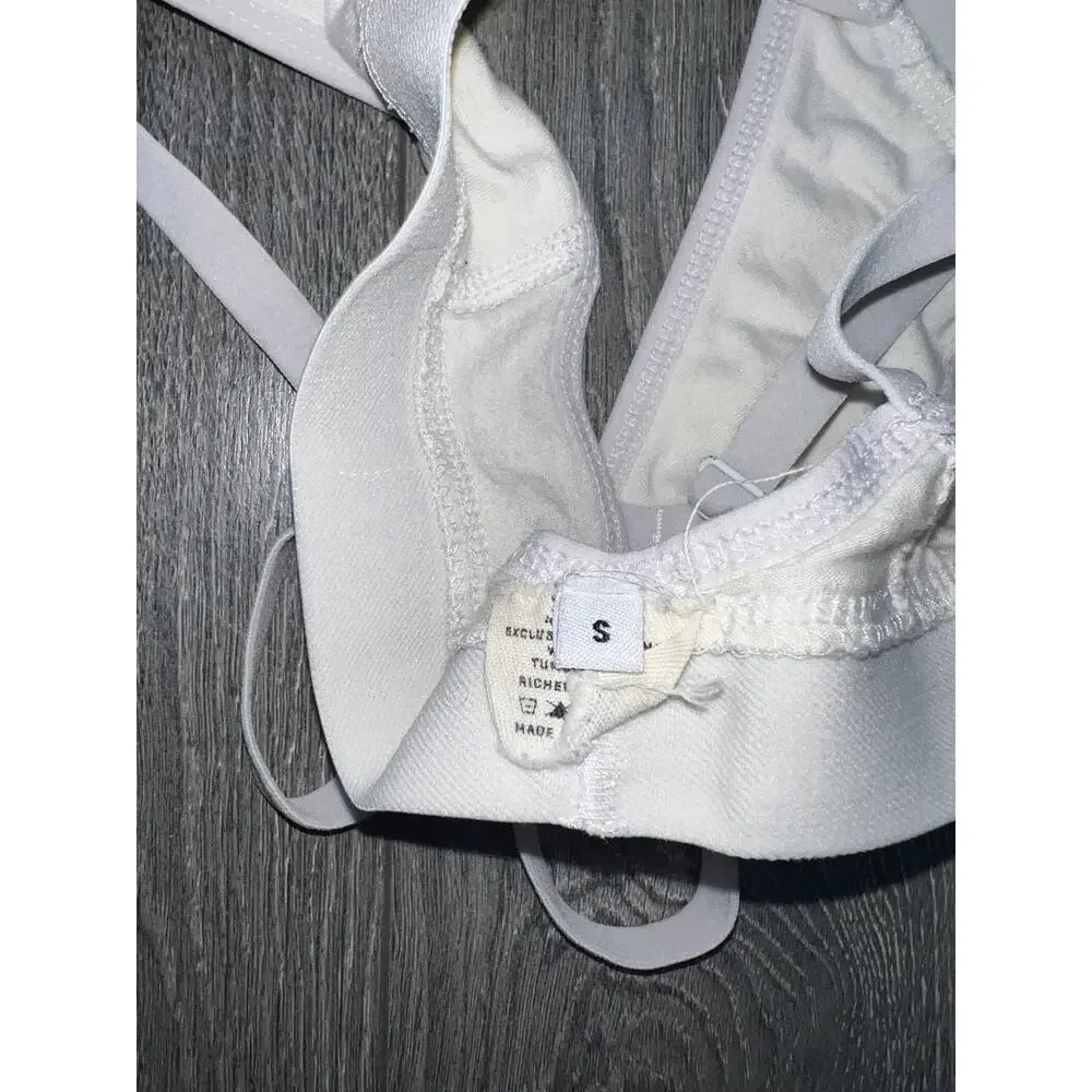RICHER POORER Classic Bralette White) cotton adjustable Small A005057